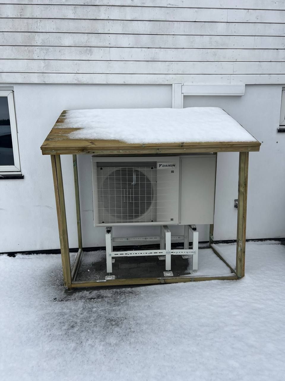 Bolig med Daikin luft/vann-varmepumpe 1